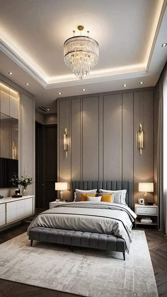 Elegant master bedroom design
